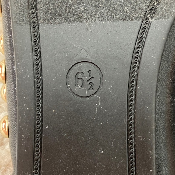 A New Day Channing  Black and Gold Studded Women's Mules - Picture 4 of 6